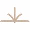 Ekena Millwork Redmond Smooth Timber Gable Bracket, Douglas Fir, 108"W x 54"H x 3 1/2"D x 5 1/2"F, 12/12 Pitch GBW108X54X0406RED00SDF - alternate 1